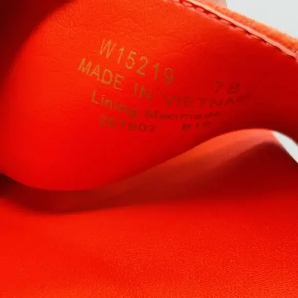 Cole Haan Sandals Womens 7 Orange Suede Grand 360 Slingback Flats Comfort Shoes - Picture 10 of 12